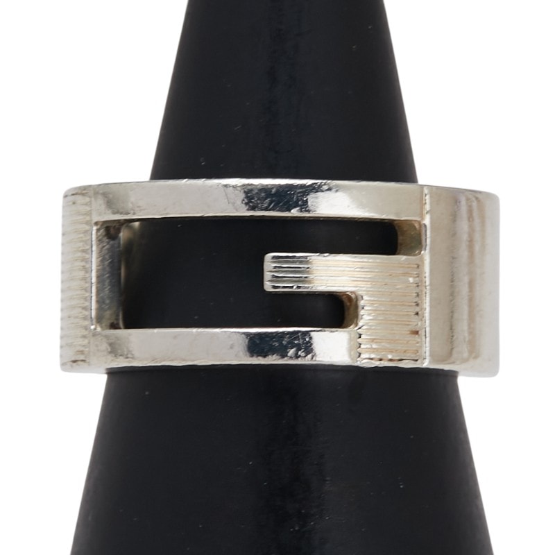 グッチ ブランデッドG リング 指輪 #8 SV925 シルバー メンズ GUCCI 【中古】