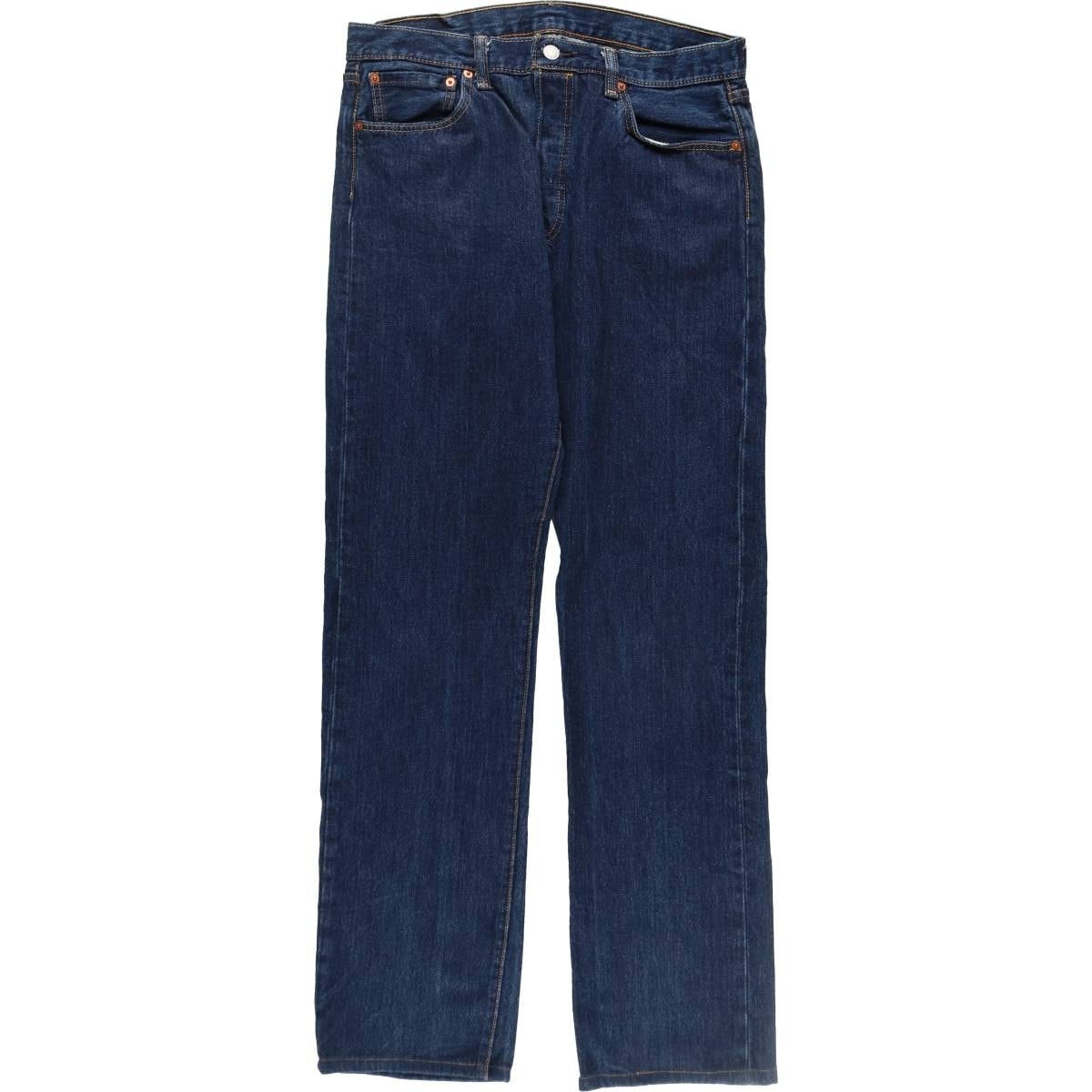 古着 濃紺 リーバイス Levi's 501 ユーロモデル ストレートデニムパンツ メンズw34相当/eaa521631