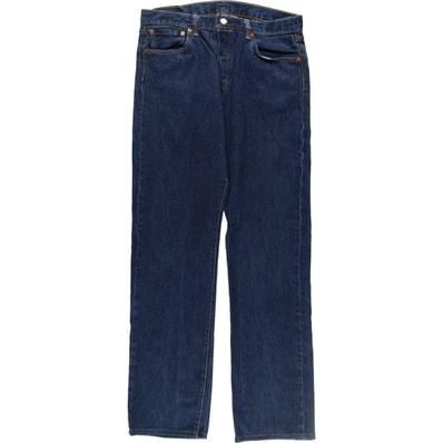 古着 濃紺 リーバイス Levi's 501 ユーロモデル ストレートデニムパンツ メンズw34相当/eaa521631