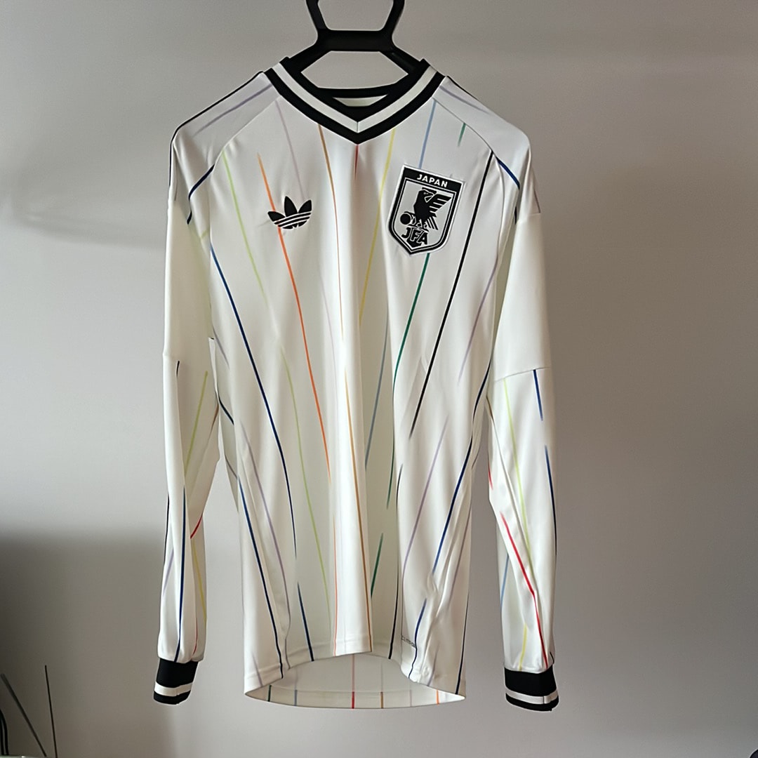 adidas Japan National Team 2026 Away Replica Jersey Long Sleeve "OffWhite/Black"