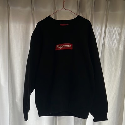 Supreme Box Logo Crewneck "Black" (22FW)