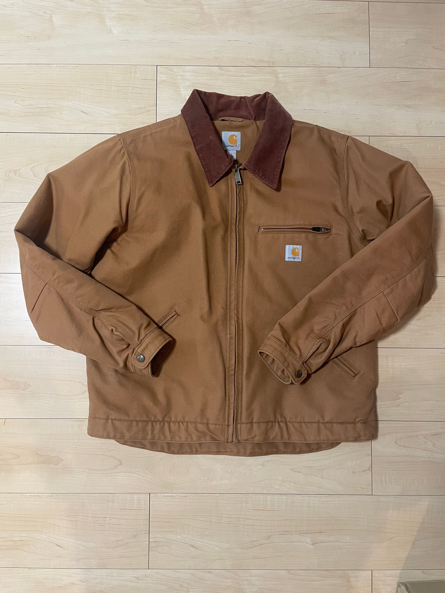 Carhartt Relaxed Fit Duck Blanket-Lined Detroit Jacket "Brown"