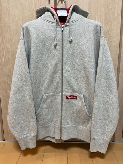 Supreme Double Hood Facemask Zip Up Hooded Sweatshirt "Heather Grey"