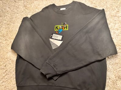 Kith x Disney Mickey & Friends Cyber Monday Goofy Classic Logo Crewneck "Machine"