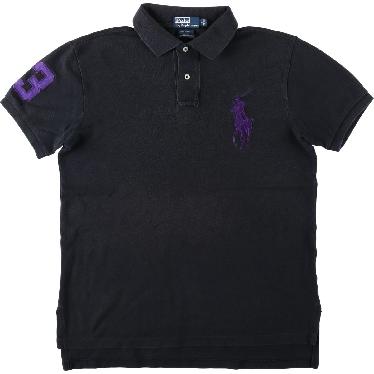 古着 ラルフローレン Ralph Lauren POLO by Ralph Lauren CUSTOM FIT ビッグポニー 半袖 ポロシャツ メンズM相当/eaa657913