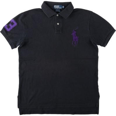 古着 ラルフローレン Ralph Lauren POLO by Ralph Lauren CUSTOM FIT ビッグポニー 半袖 ポロシャツ メンズM相当/eaa657913