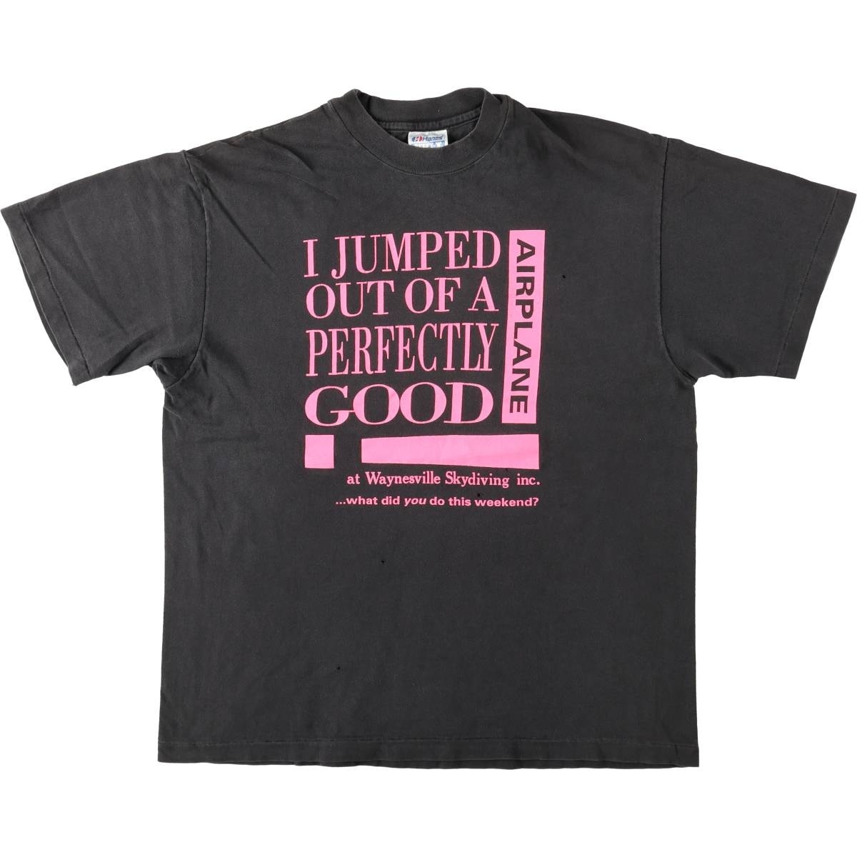 古着 ヘインズ Hanes BEEFY-T 青タグ プリントTシャツ USA製 メンズL相当 ヴィンテージ/eaa667228