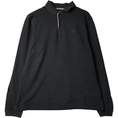 古着 バブアー Barbour 長袖 ポロシャツ メンズL相当/eaa619245