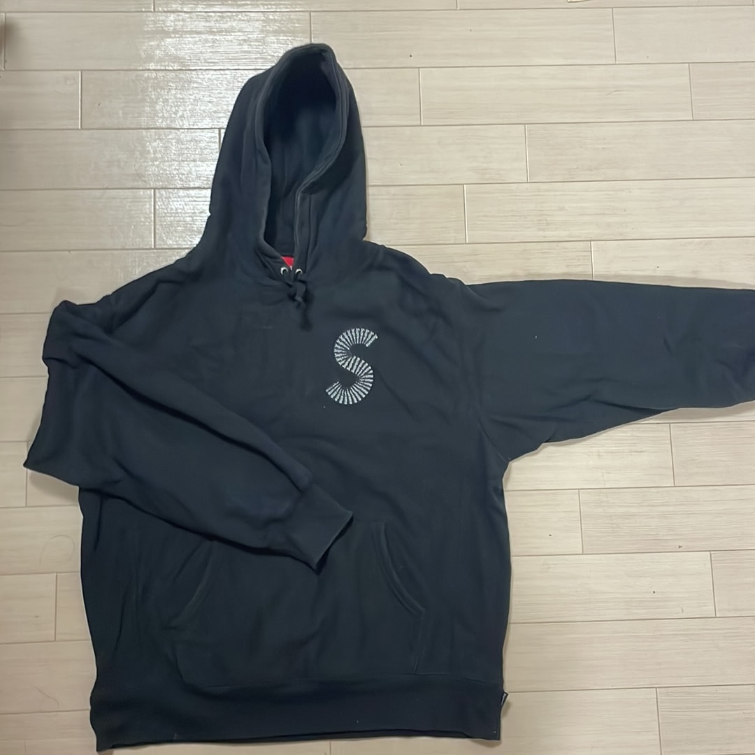 Supreme S Logo Hooded Sweatshirt "Black" (20FW)