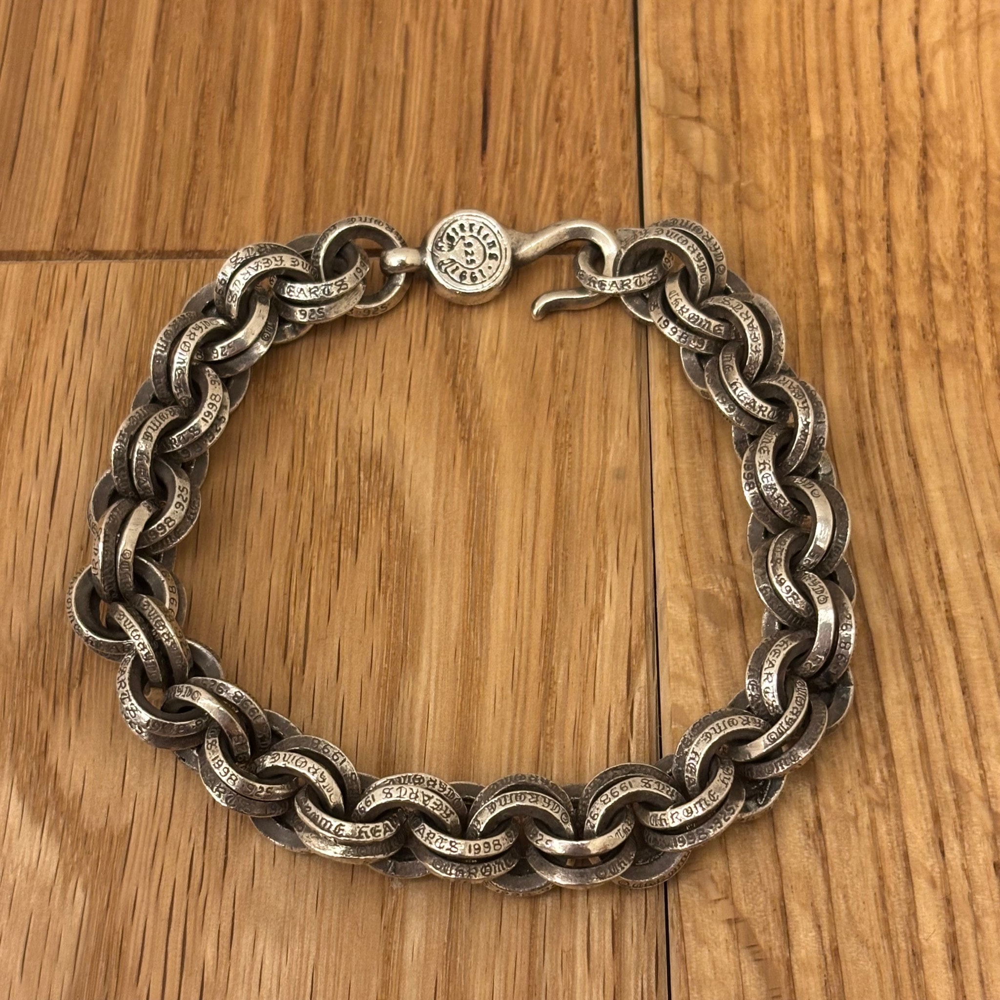 Chrome Hearts Double B Ring Bracelet "Silver"