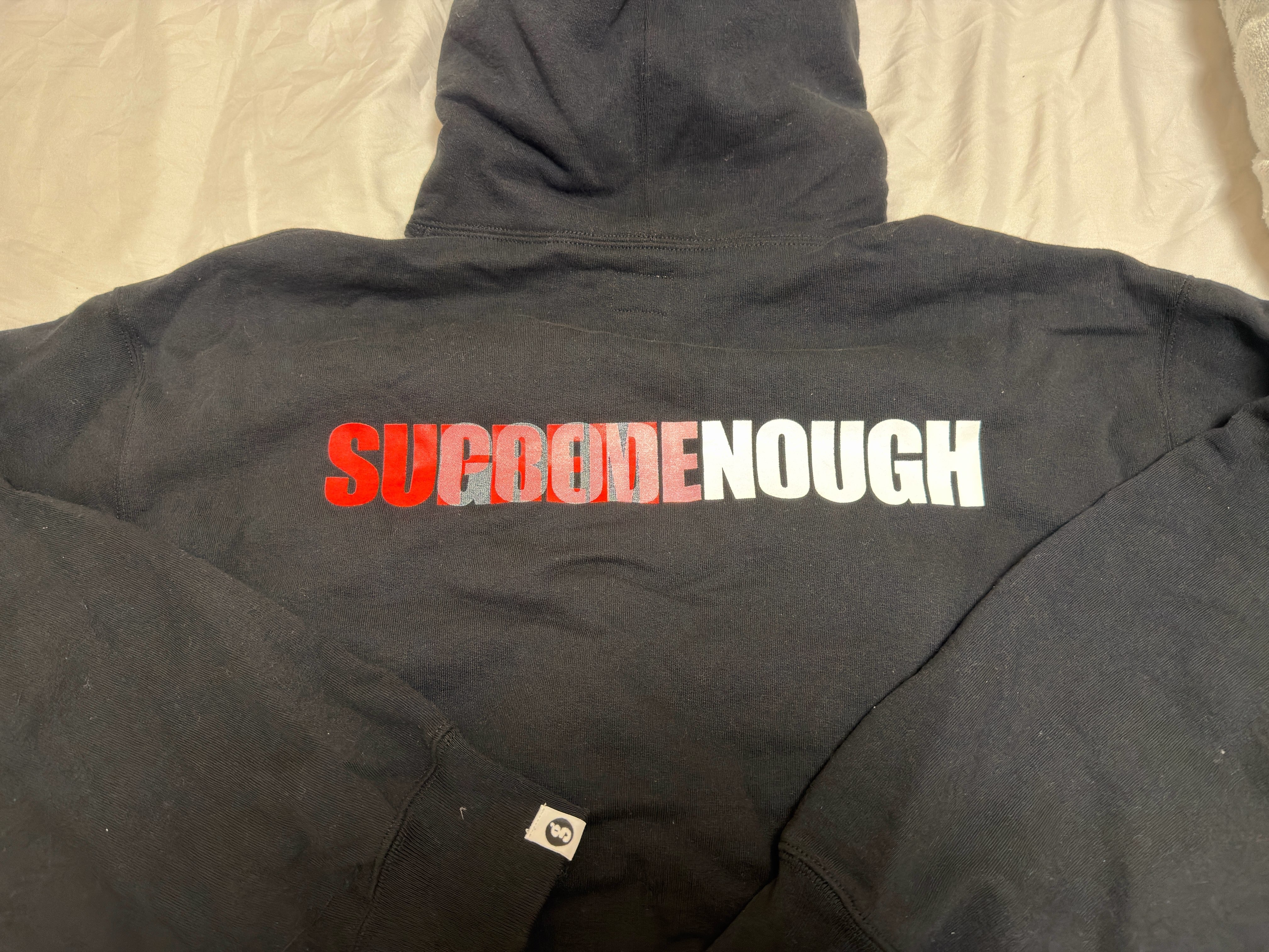 Supreme x GOODENOUGH Hooded Sweatshirt "Black"