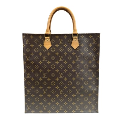 ルイヴィトン サックプラ モノグラム ハンドバッグ モノグラムキャンバス M51140 ブラウン ユニセックス LOUIS VUITTON 中古