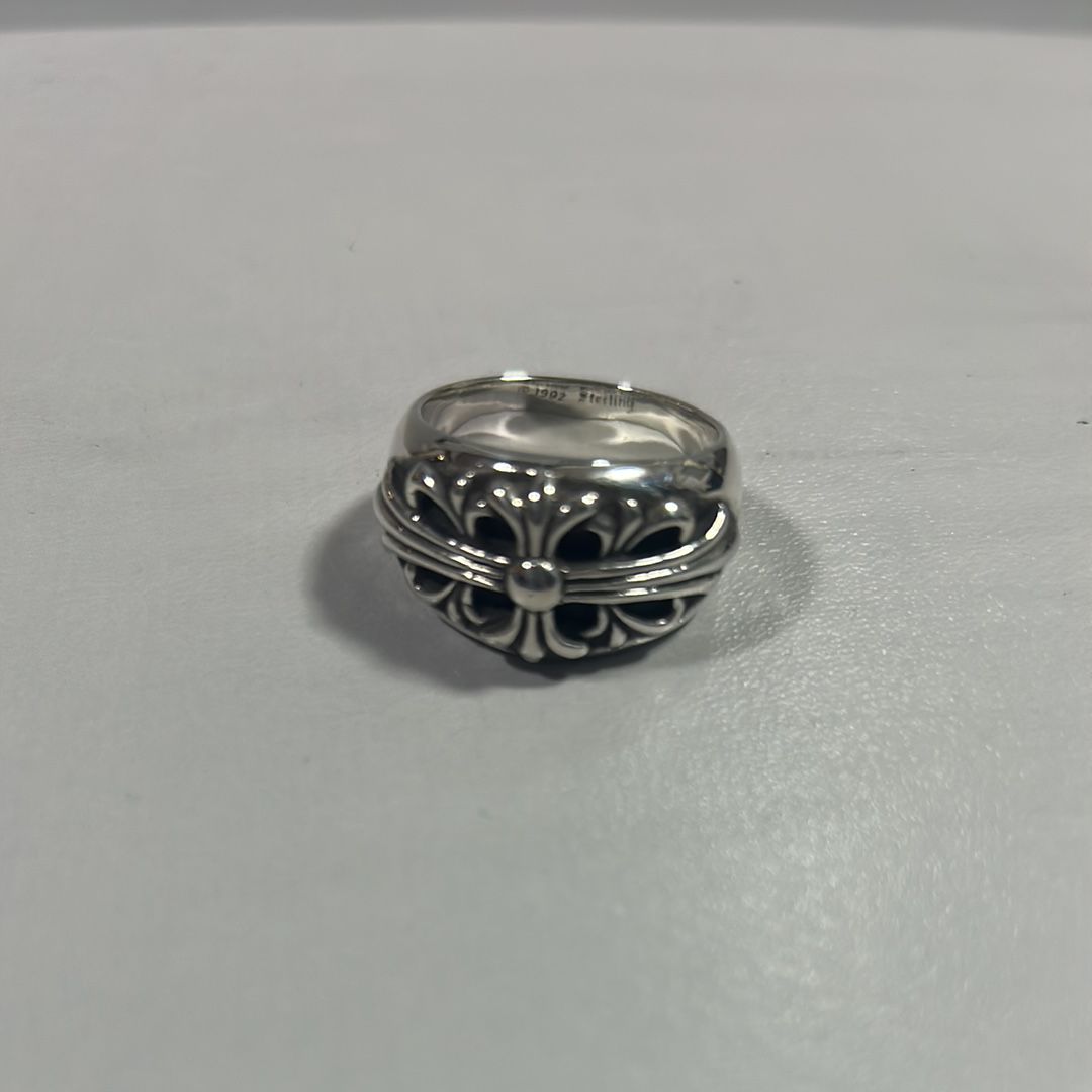 Chrome Hearts Floral Cross Ring "Silver"