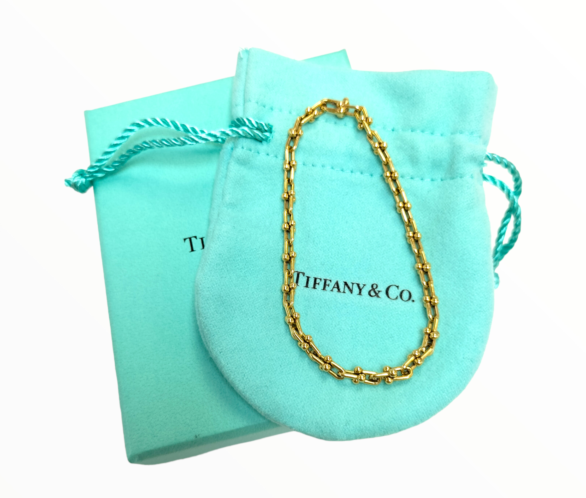 TIFFANY&Co.) マイクロリンク ブレスレット K18 750