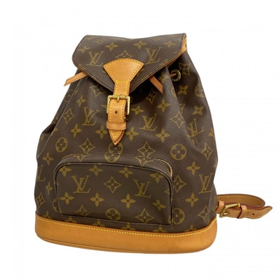 【6db1194-h】ルイヴィトン リュック・デイパック モノグラム モンスリMM M51136 ブラウン【中古】レディース