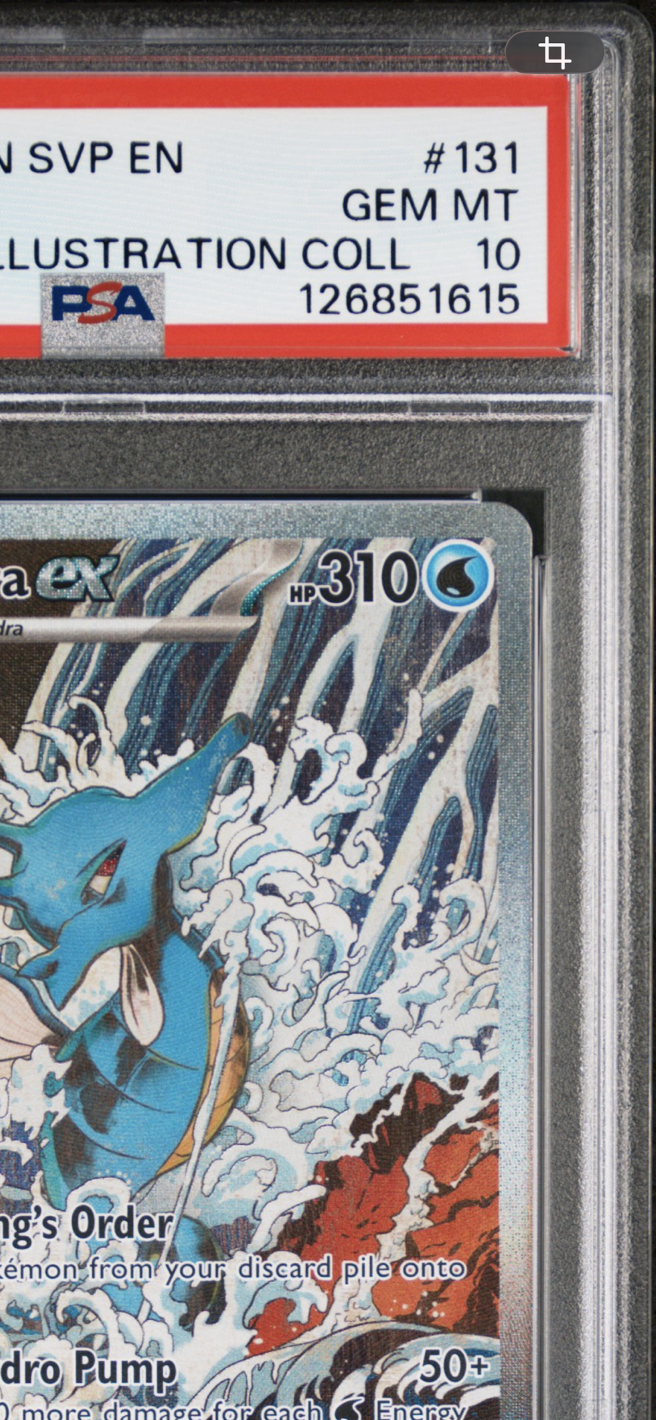 PSA10】キングドラex P [SVP EN 131]【英語版】(スカーレット