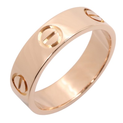カルティエ CARTIER ラブリング リング・指輪 ジュエリー K18PG(ピンクゴールド) レディース ゴールド系 B4084800 【中古】
