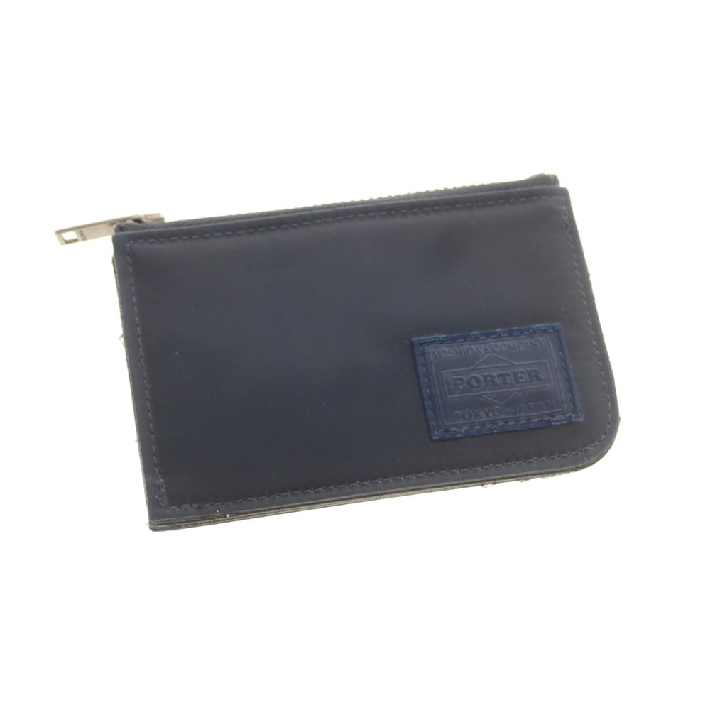 【中古】ポーター PORTER ナイロン コインケース ネイビー【メンズ】