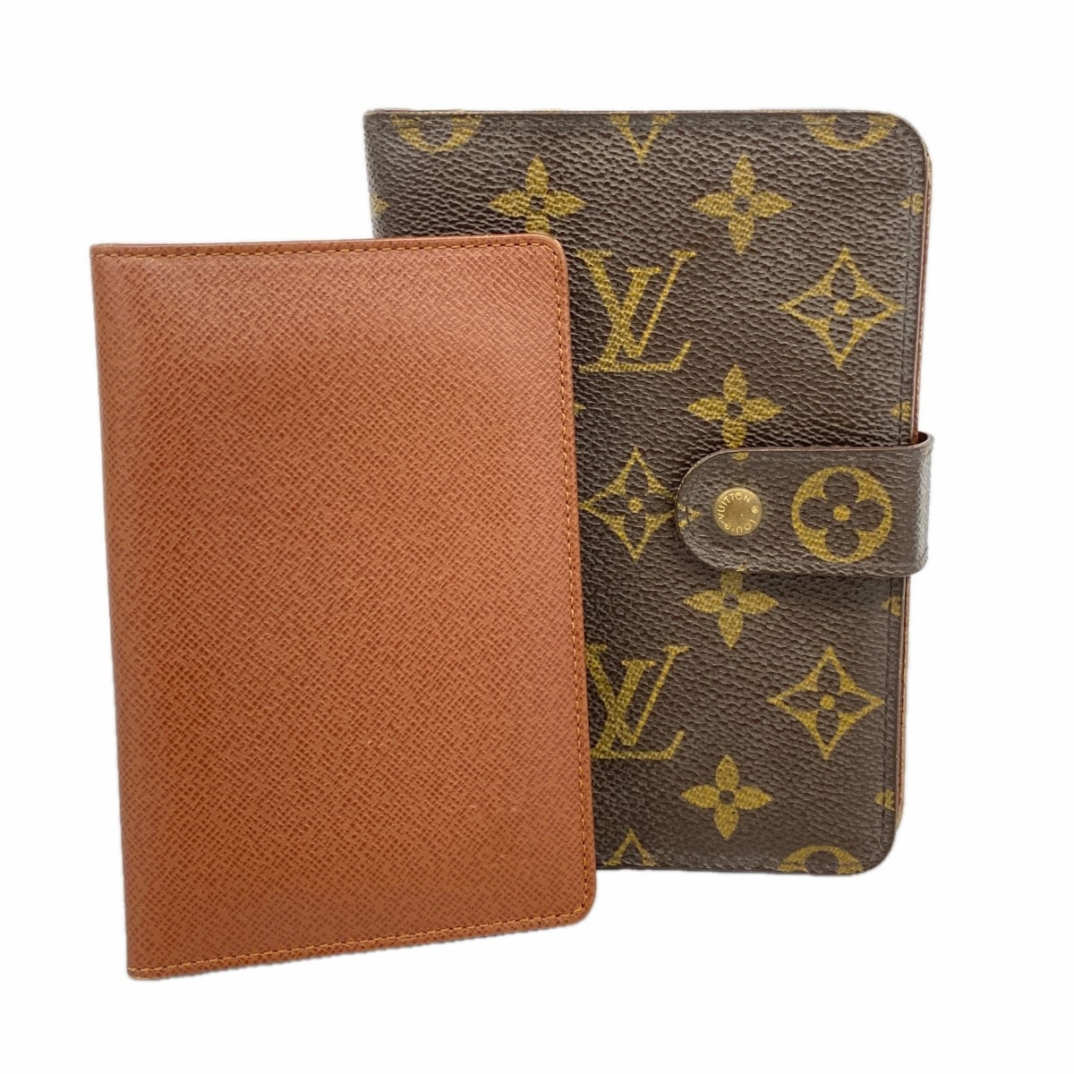 【6dc2409】ルイヴィトン 財布 モノグラム ポルトパピエジップ M61207  ブラウン【中古】レディース