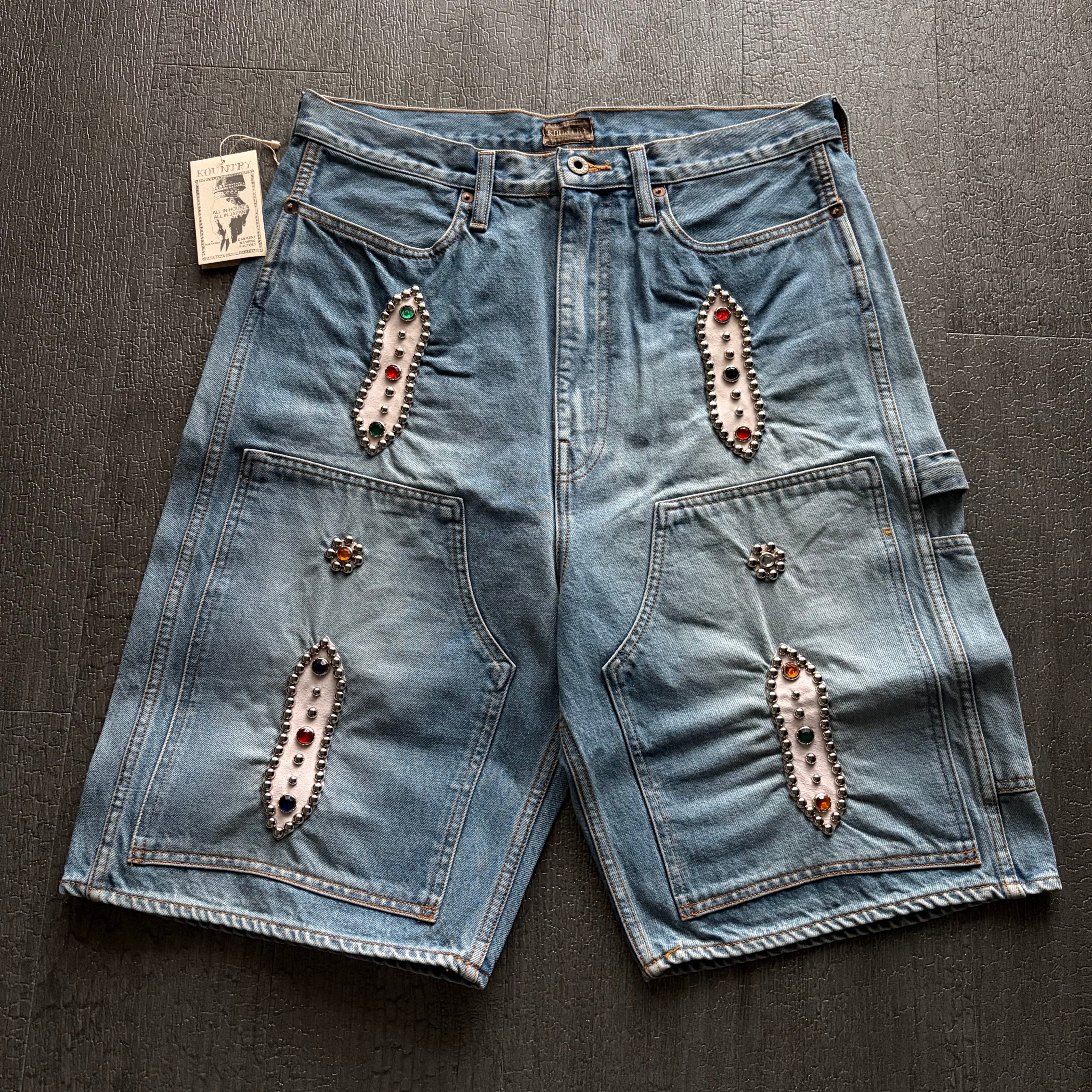 キャピタル スタッズ ショートパンツ EK-1626SP studs shorts