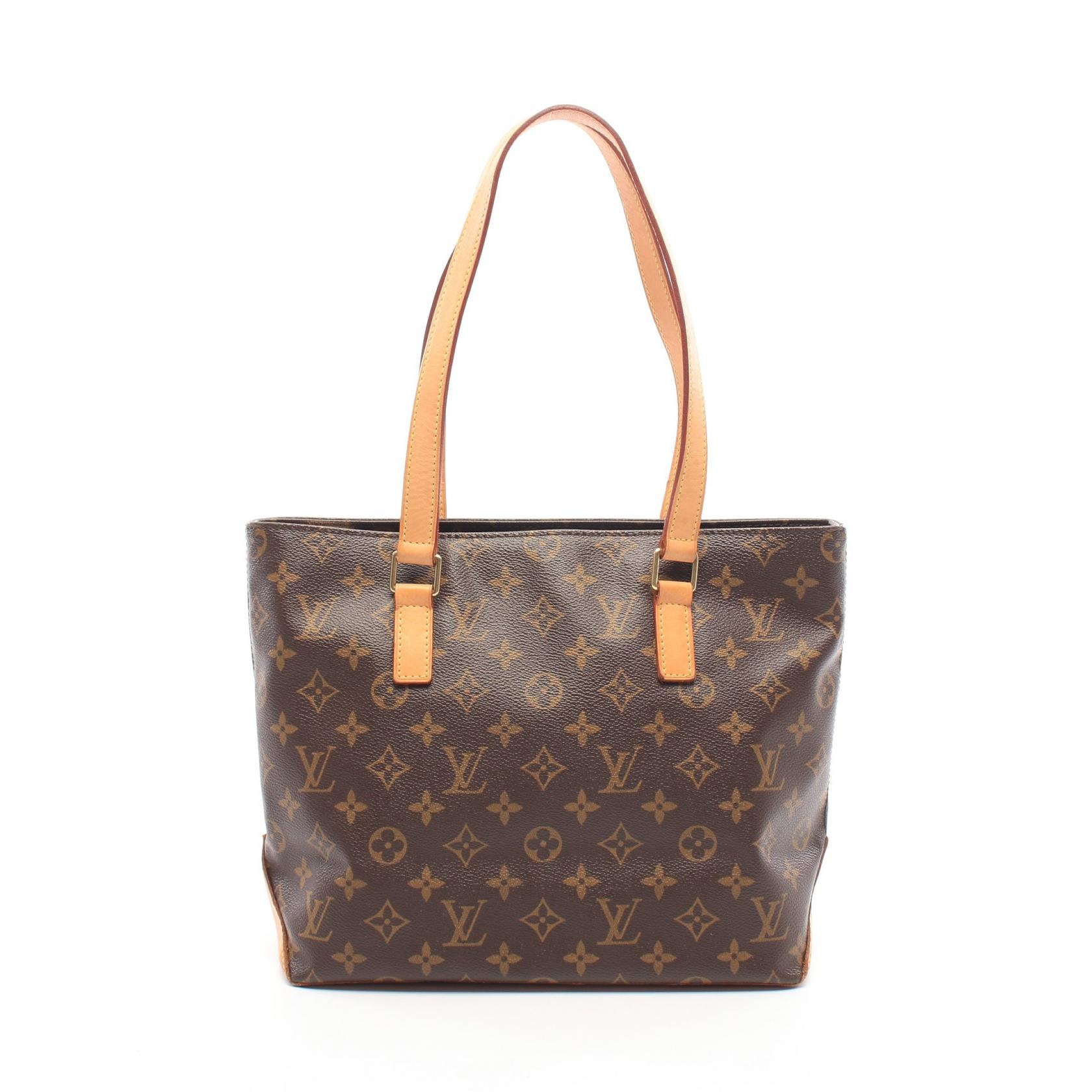 ルイ・ヴィトン LOUIS VUITTON カバピアノ モノグラム ショルダーバッグ バッグ PVCコーティングキャンバス レザー レディース ブラウン系 M51148 【中古】