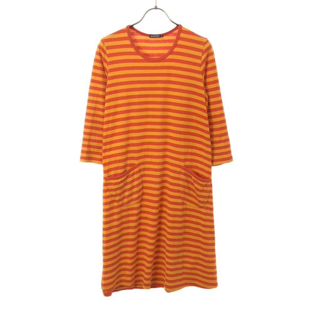marimekko マリメッコ 7分袖 ワンピース