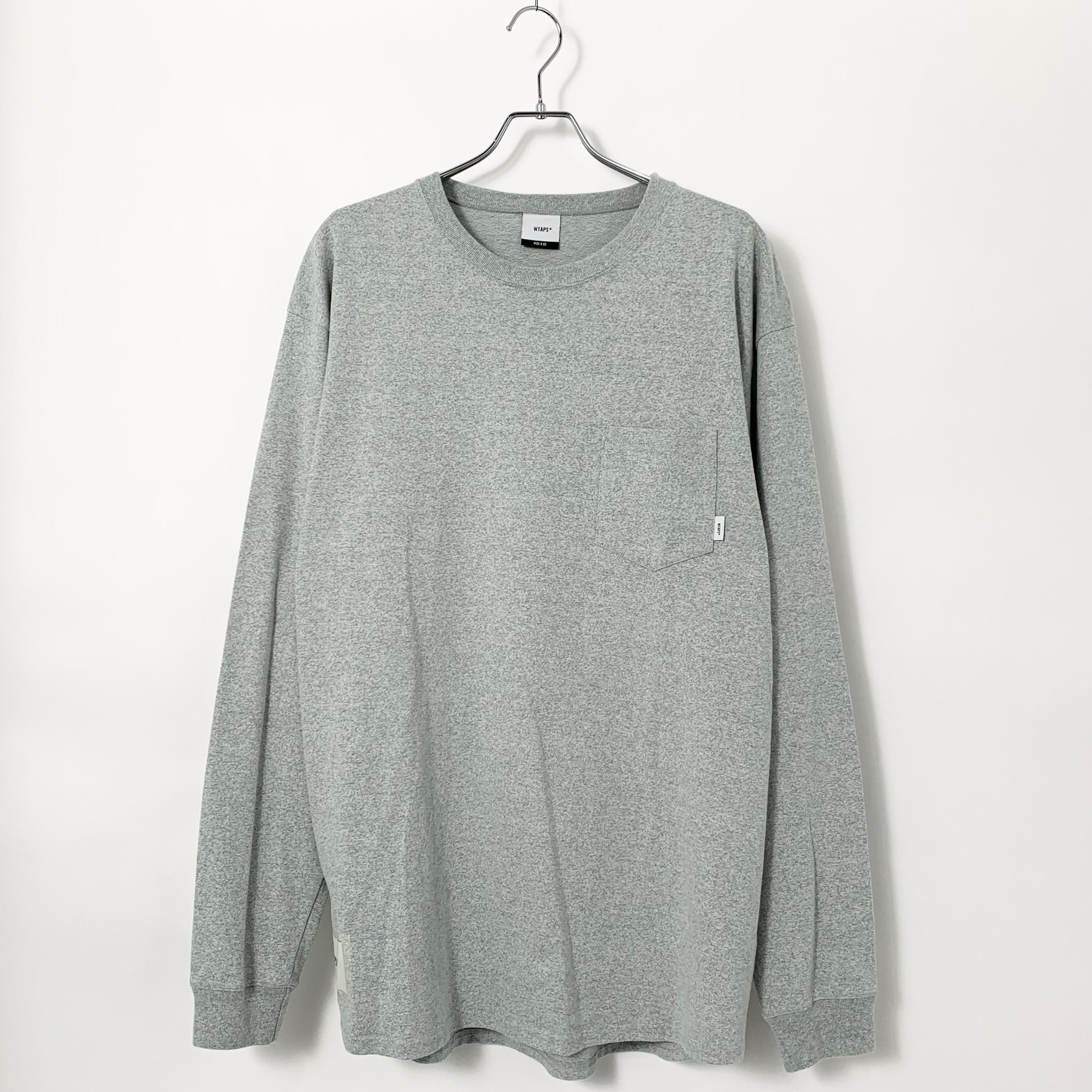 WTAPS BLANK LS 02 Ash Gray