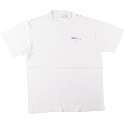 古着 90年代 オニータ ONEITA Microsoft Fusion 97 アドバタイジングTシャツ メンズM相当 ヴィンテージ/eaa641325