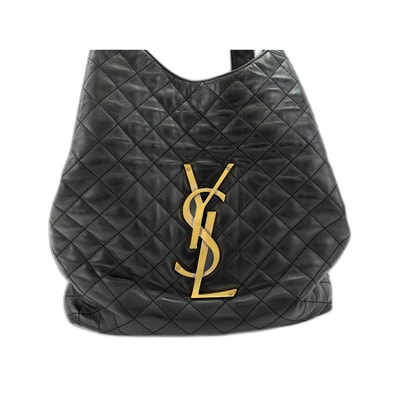 イヴ・サンローラン YSL イカール マキシショッピングバッグ トートバッグ ラムスキン【中古】