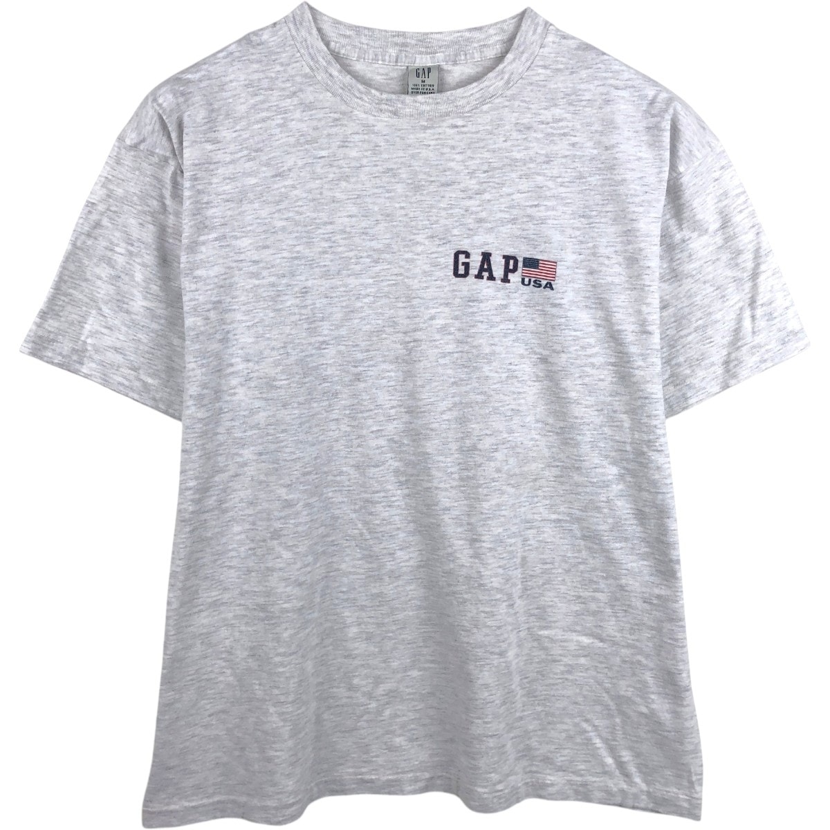 古着 90年代 ギャップ GAP オールドギャップ 星条旗柄 半袖 ワンポイントロゴTシャツ USA製 メンズM相当 ヴィンテージ/eaa651409