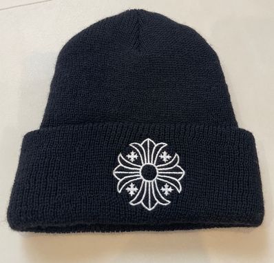 Chrome Hearts Wool Watch Cap CH Plus "Black/White"