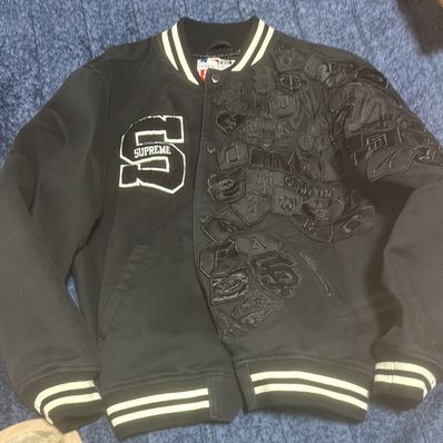 Supreme / New Era®/ MLB Varsity Jacket "Black"