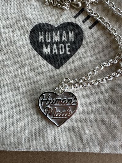 HUMAN MADE Heart Silver Necklace "Silver"