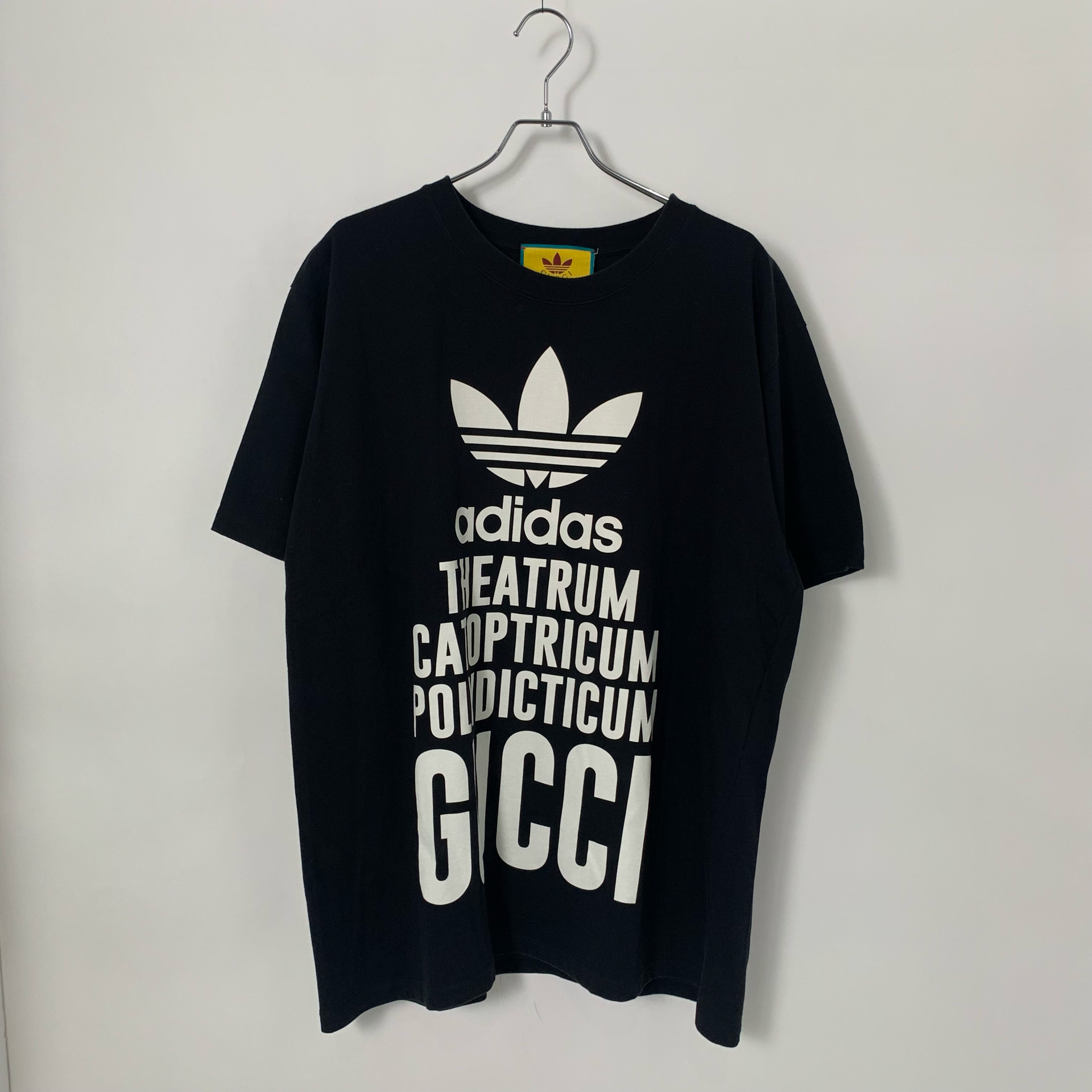 Gucci x Adidas SS23 Logo Print Short-Sleeve T-Shirt Black