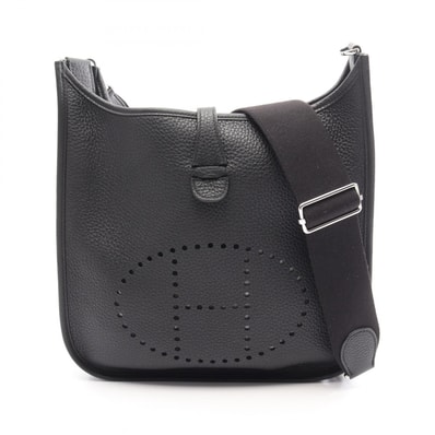 エルメス HERMES エヴリン 3 トロワ PM ショルダーバッグ バッグ レザー トリヨンクレマンス トリヨンクレマンス K刻印(2025年製造) レディース ブラック系 【中古】