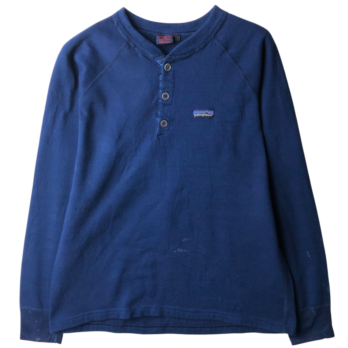 古着 80~90年代 パタゴニア Patagonia CAPILENE キャプリーン ヘンリーネック フリースカットソー USA製 メンズM相当 ヴィンテージ/eaa612746
