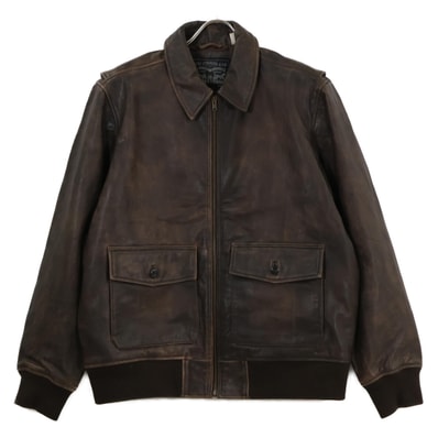 リーバイス 【美品】PC9-003AU-0000 VINTAGE CLOTHING CLAYTON ゴートレザー アビエータージャケット M