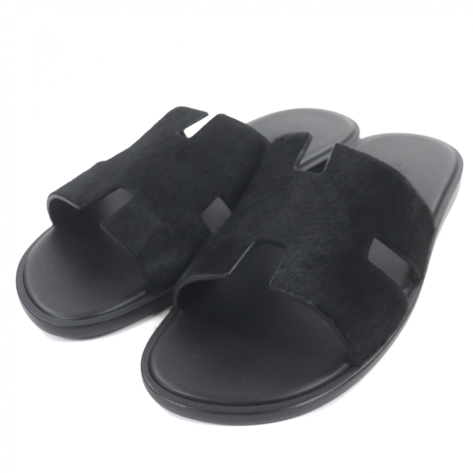 未使用品 エルメス サンダル イズミール ブラック メンズ 41