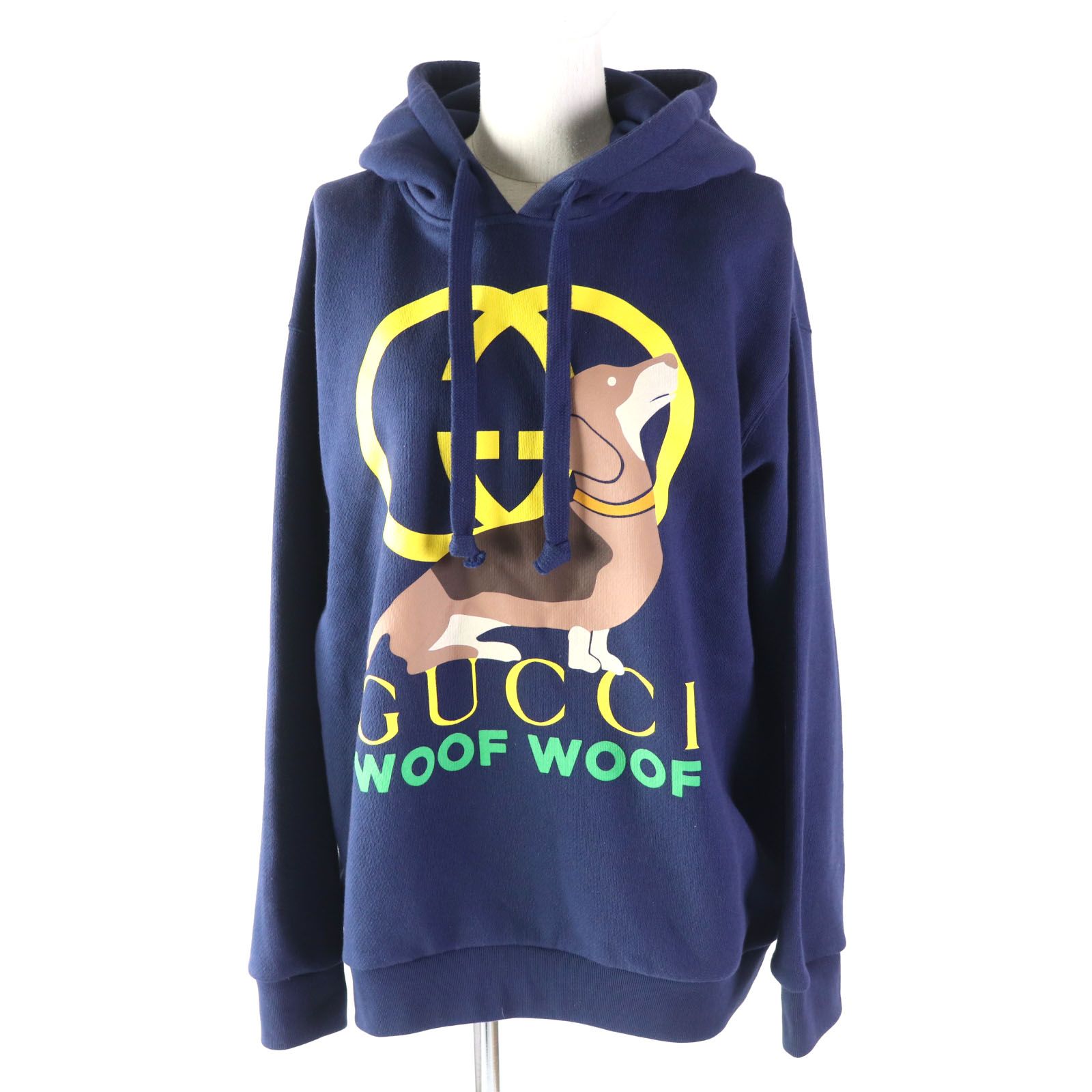 グッチ
 パーカー ネイビー レディース XS 717427