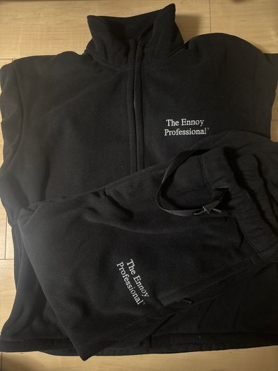 ENNOY 24AW Polartec Fleece Set Up "Black"