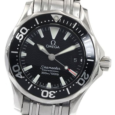 オメガ シーマスター300 デイト 2282.50 レディース 【中古】