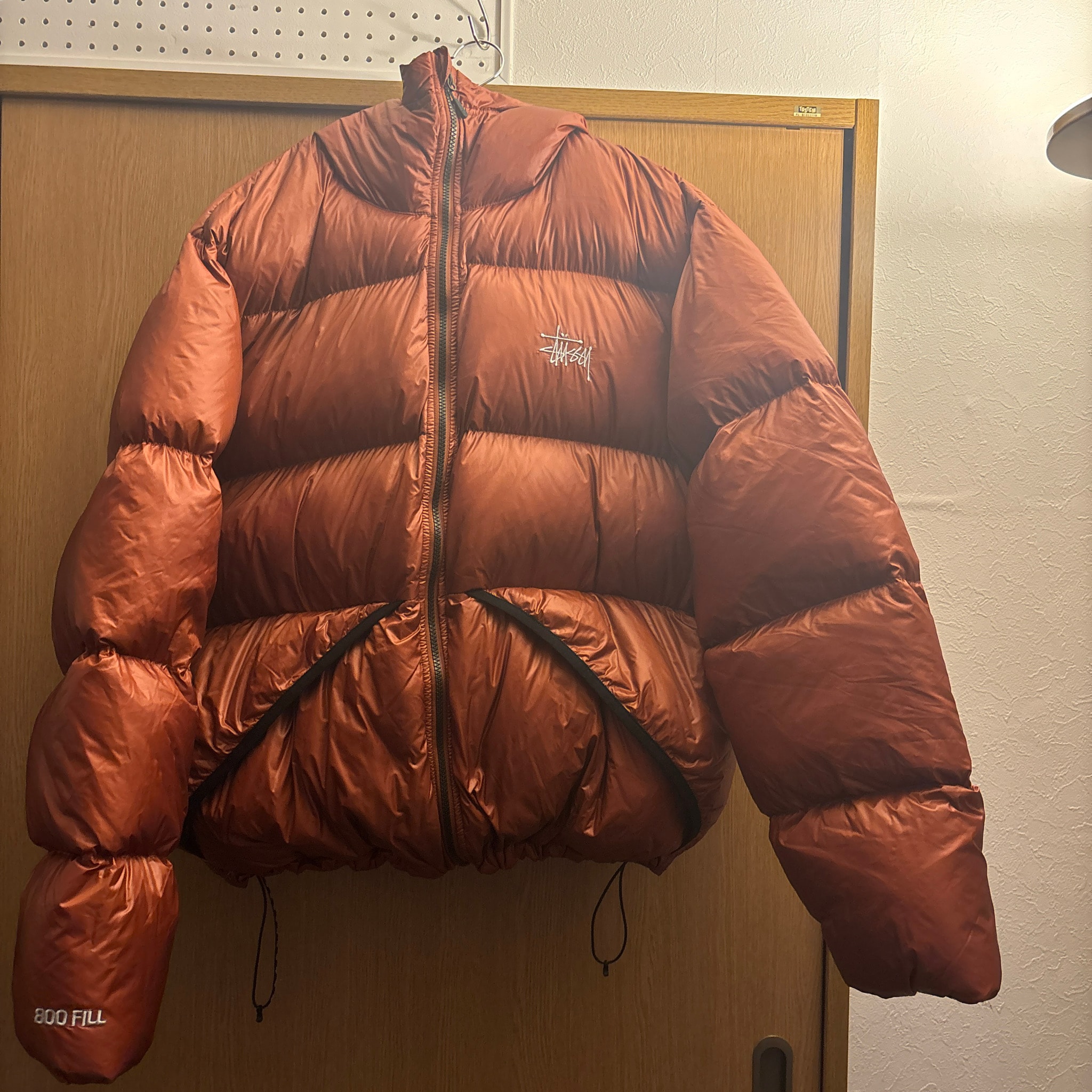 Stussy Down Parka Micro Ripstop "Brick"