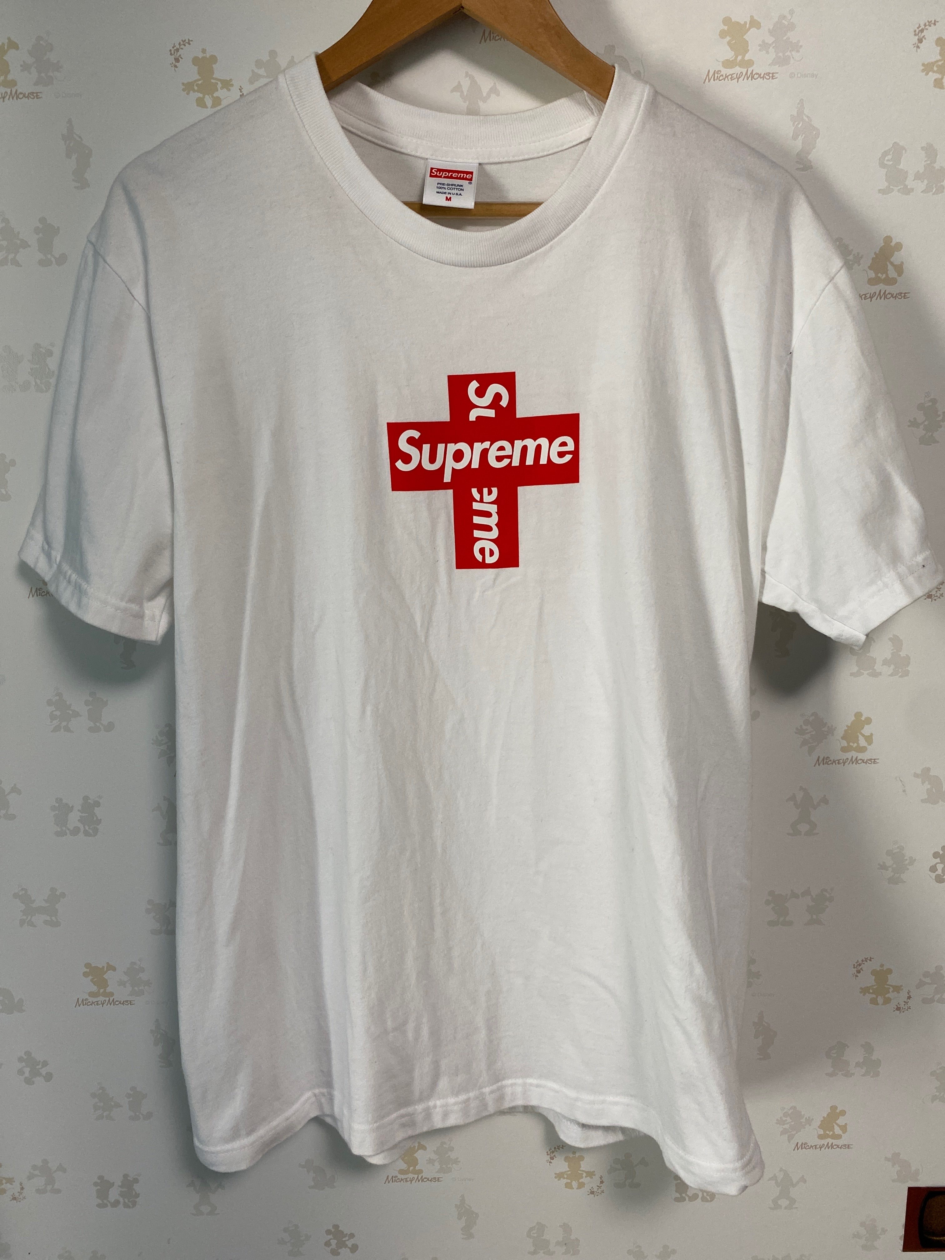 Supreme Cross Box Logo Tee "White"