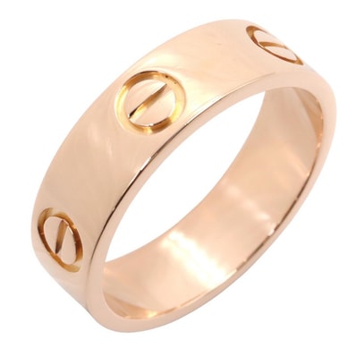 カルティエ CARTIER ラブリング リング・指輪 ジュエリー K18PG(ピンクゴールド) レディース ゴールド系 B4084600 【中古】