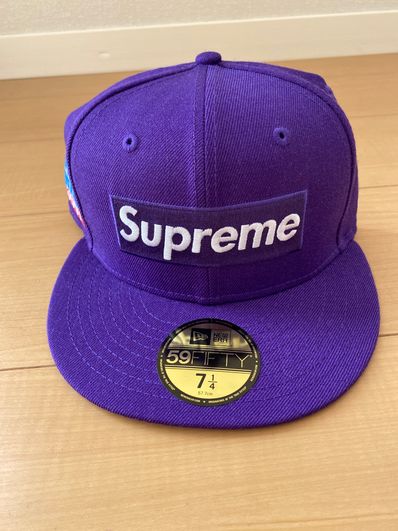 Supreme World Famous Box Logo New Era® "Purple"