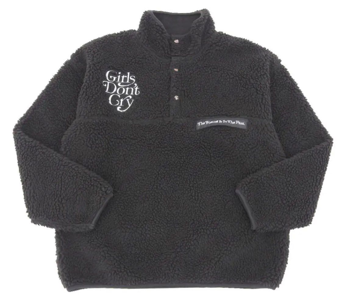 HUMAN MADE Girls Don ’t Cry fleece jacket "Black" / VERDY