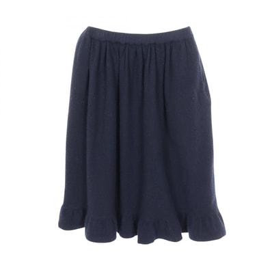 コムデギャルソン COMME des GARCONS スカート 衣料品 ボトムス ウール レディース ネイビー系 【中古】