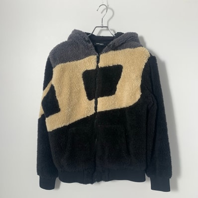 DIESEL fleece jacket Black