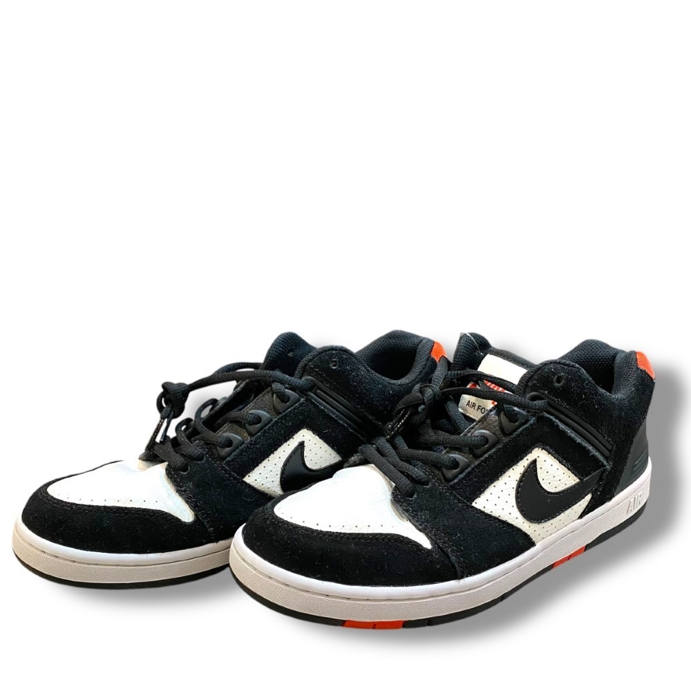 27cm NIKE SB AIR FORCE II LOW Black White Habanero Red
