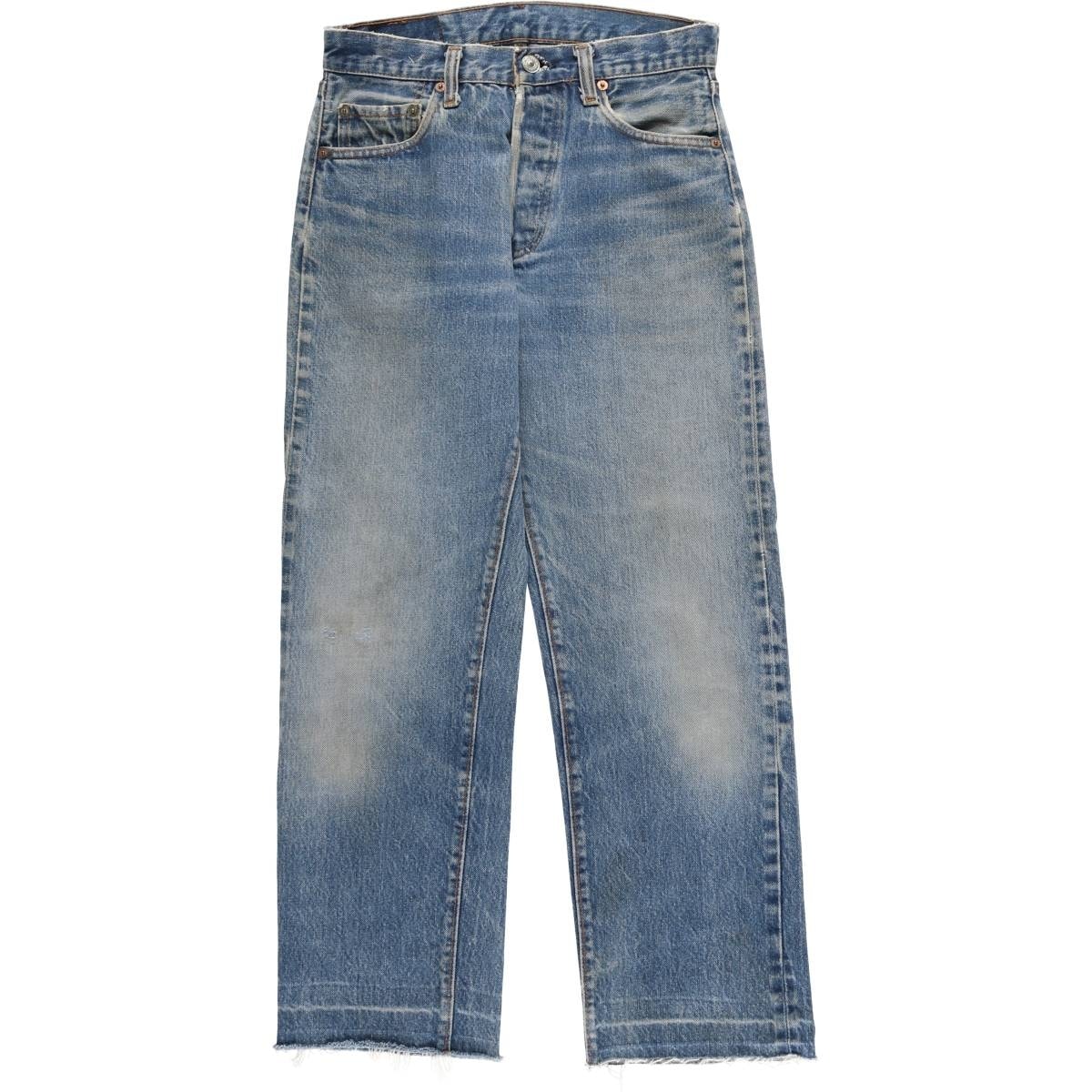 古着 リーバイス Levi's 501 カットオフ ストレートデニムパンツ USA製 レディースL(w28)相当 ヴィンテージ/evb029700